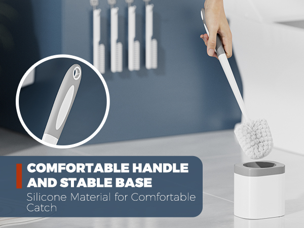 silicone toilet brush