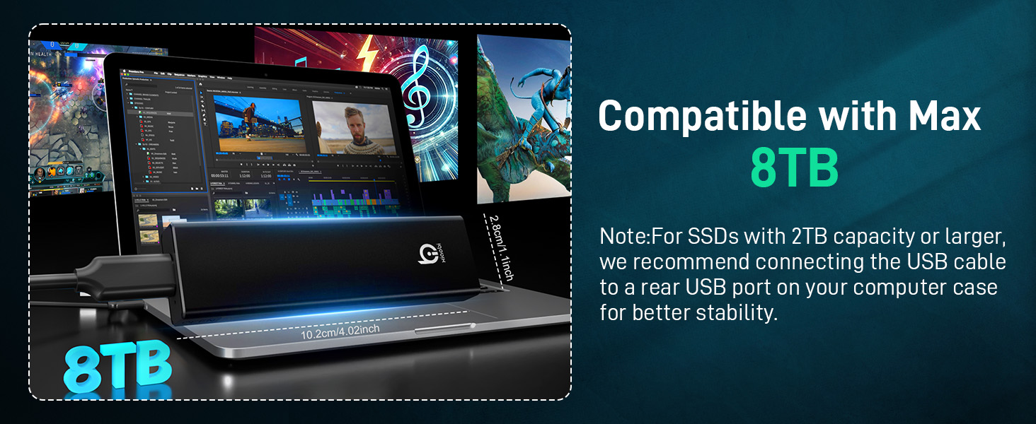 nvme 2230 enclosure ssd nvme enclosurem.2 nvme ssd to usb adapter