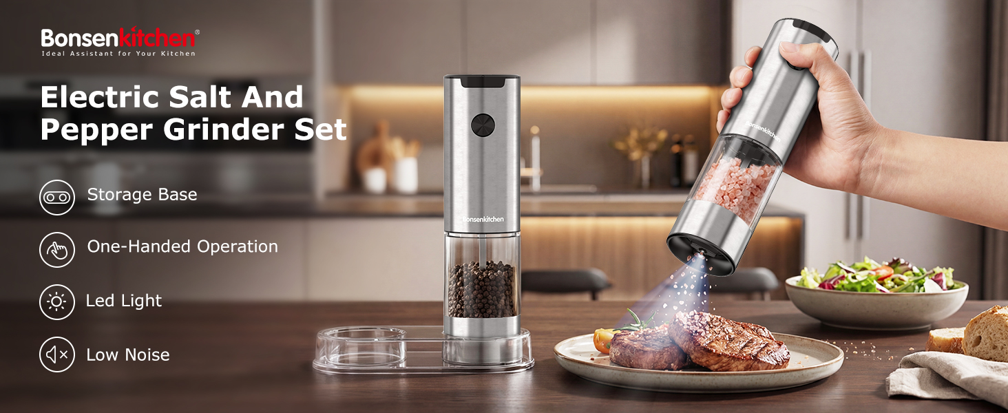 Electric Salt and Pepper Grinder