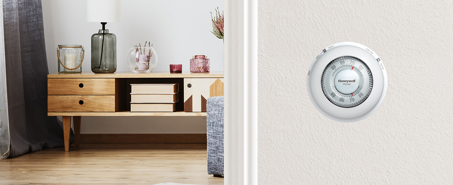 CT87N on wall outside living room