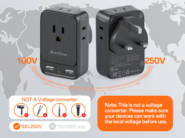 us to UK plug adapter