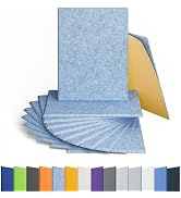 Amantech 12 Pack Acoustic Panels Self Adhesive Sound Proof Foam, High Density Sound Acoustic Pane...