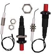 METER STAR Gas Grill/Range/Heater/Grill Igniters,Push Button Piezo Igniter with Threaded Universa...