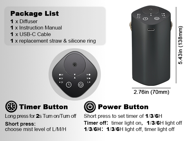 rechargeable diffuser
