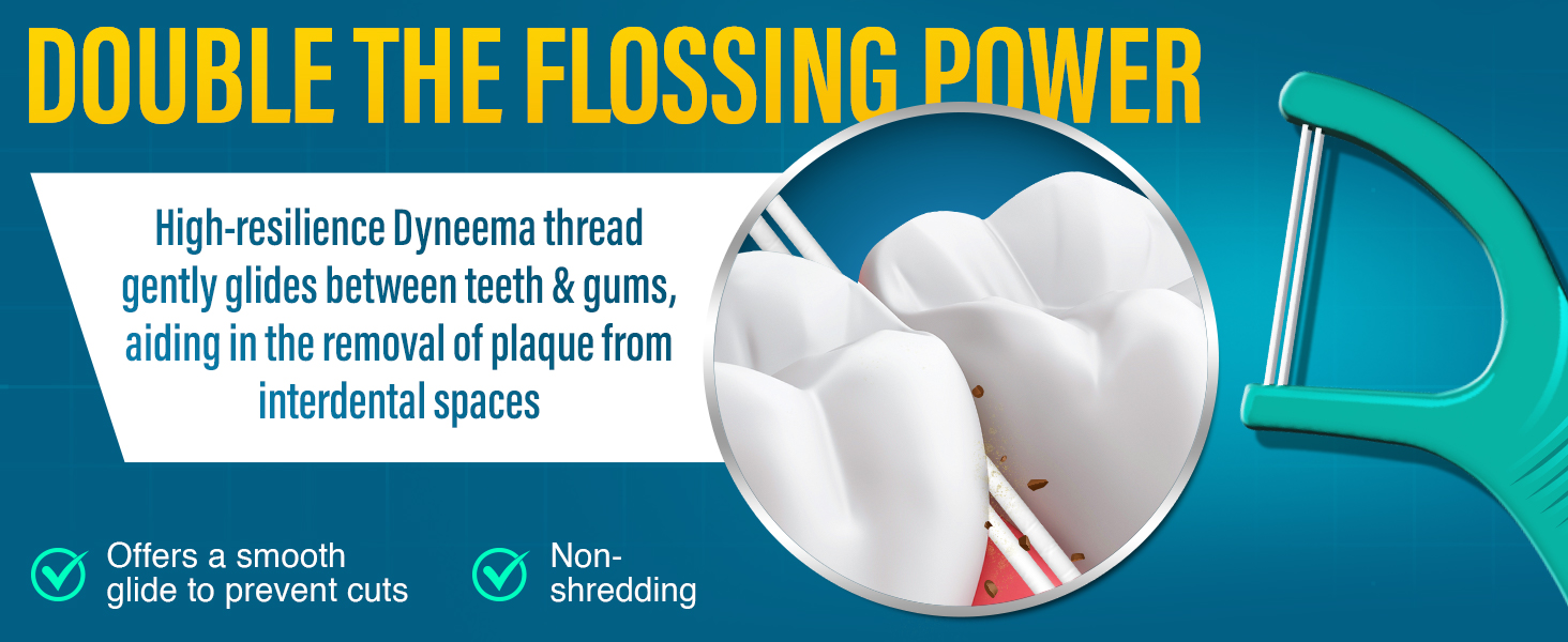 Dual Slickers Floss Picks