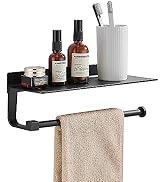 Hand Towel Holder for Bathroom -Paper Towel Holder Wall Mount - for Bathroom Black Paper Towel Ho...