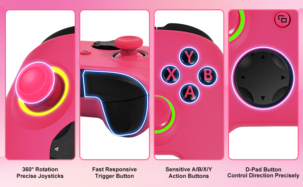 fast responsive buttons wireless xbox one controller