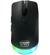 CHERRY XTRFY M50 Wireless Ergonomic Curved Gaming Mouse Black