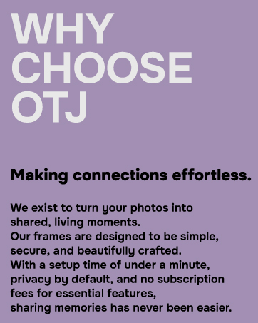 OTJ Digital Picture Frame Frameo 10.1