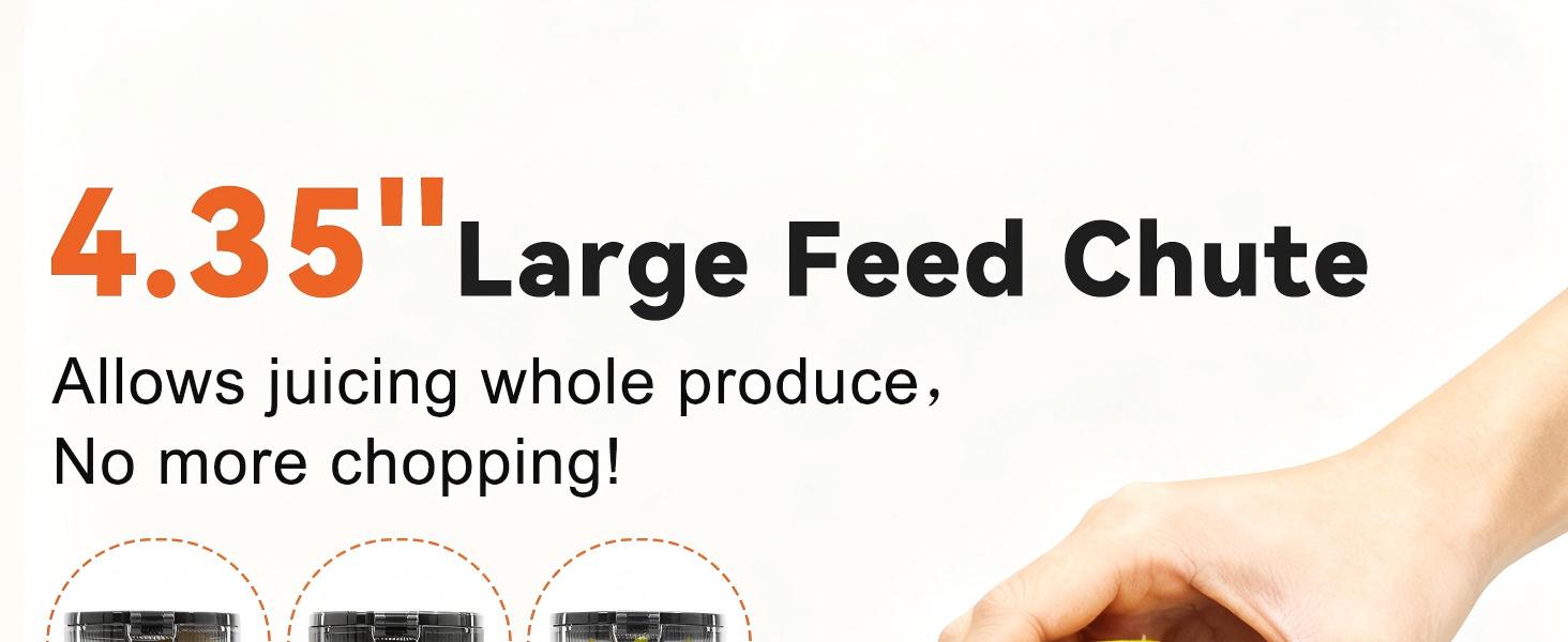 large feed chute juicer