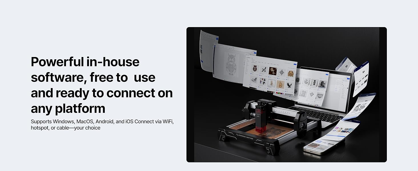 High Precision Laser Cutter and Engraving Machine