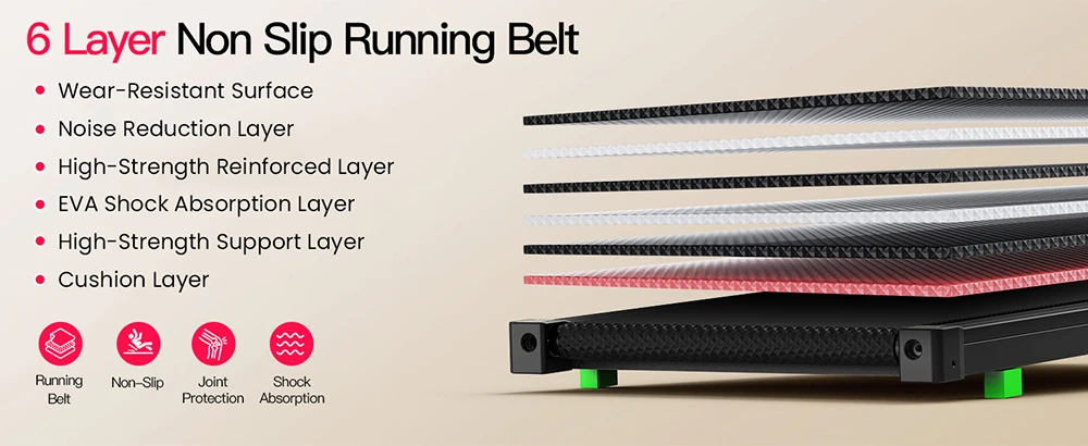 Akluer P03-B Brushless Treadmill with 6% Incline, 2.5HP Quiet Motor, 0.6-4MPH Speed, 38x88cm Running Area, 150kg Max Load, LED Display & Dual Remote Control