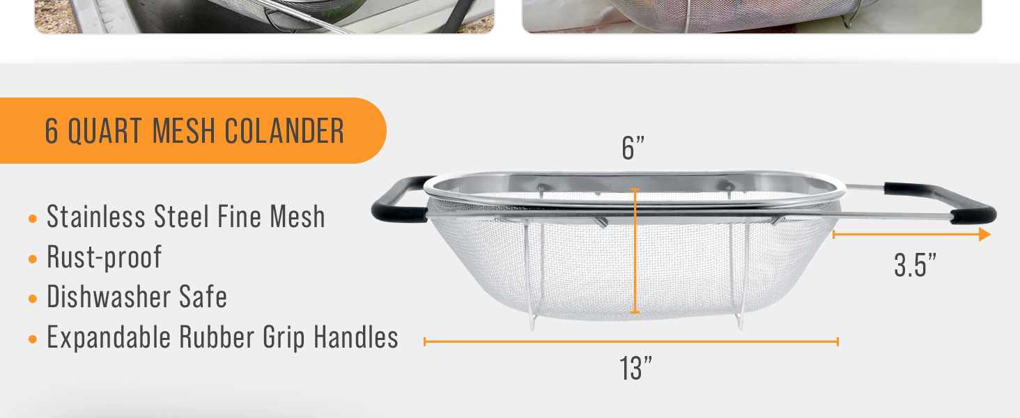 sink collapsible folding expandable handles rubber grip durable lightweight sturdy rustproof safe