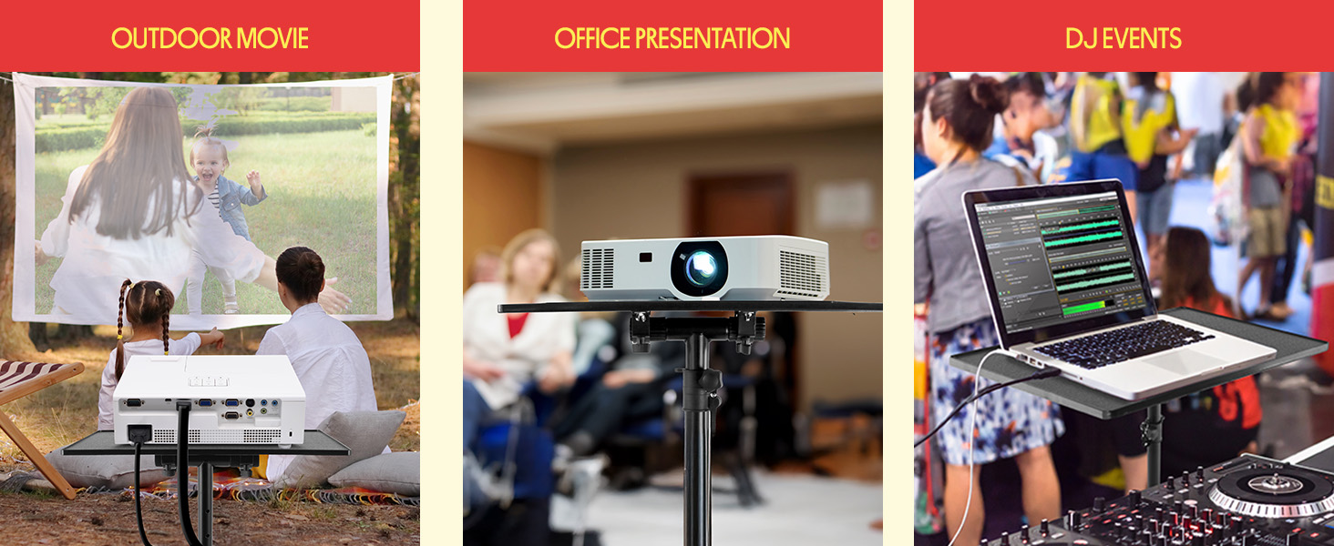 stand projector screen bag portable music computer desk mic adjustable book