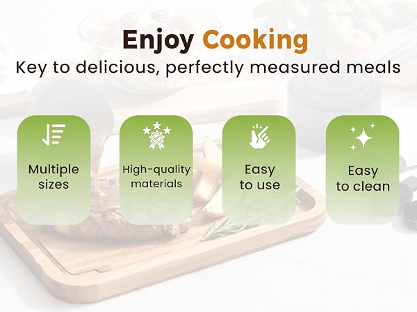 measuring cups and spoons set