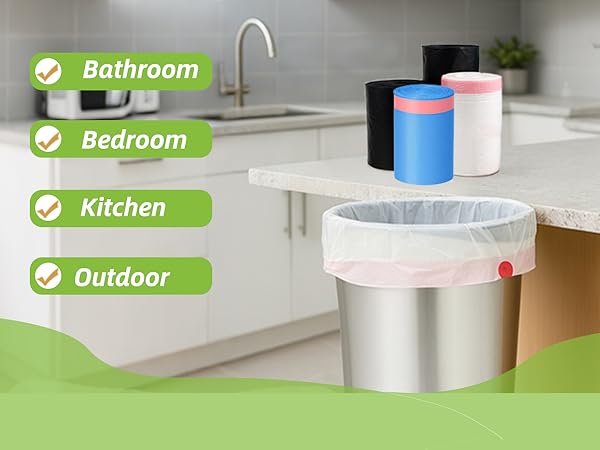 Drawstring Garbage Bags