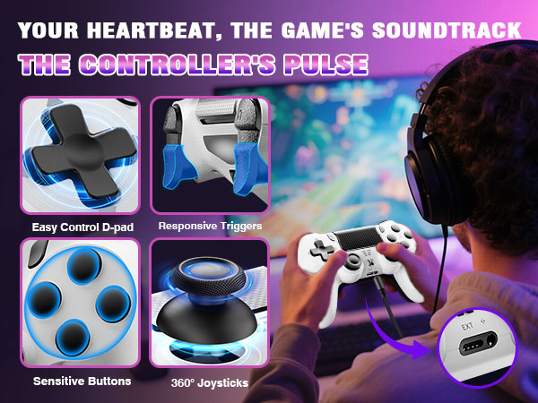 Wireless Controller for PS-4