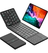 Nillkin Foldable Bluetooth Keyboard with Touchpad &amp; Number Pad, Portable Bluetooth Keyboard with ...