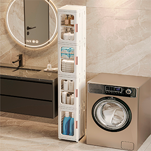 narrow bathroom cabinet