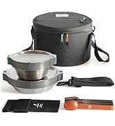 FULL WiNDSOR - MAGWARE - Magnetic Bowls and Plates Set - Stainless Steel Travel Dinnerware for Ca...