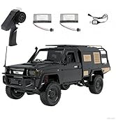 jaming WPL MN82S 1/12 RC Rock Crawler, 2.4Ghz Remote Control Truck, 4WD Off-Road RC Pickup with L...