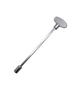 Universal Gas Valve Key for Gas Fire Pits and Fireplaces, 3" Chrome Replacement Gas Key Fits 1/4"...