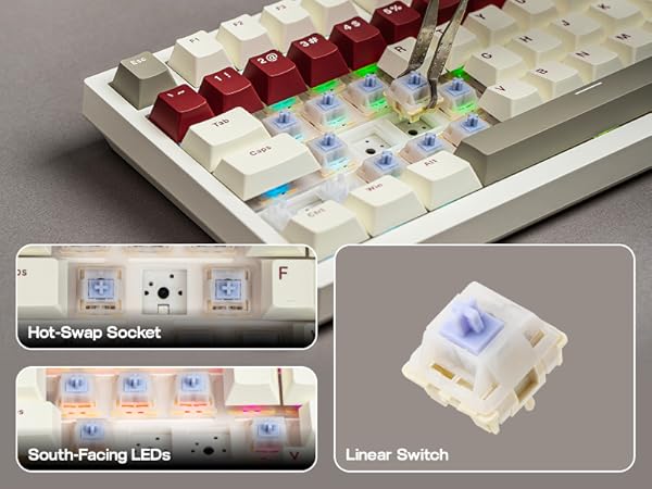 AK820 Pro Beige Gift Switch