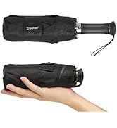 G4Free 46 Inch Mini Lightweight Travel Umbrella, Portable Super Slim Pocket Umbrella, Extendable ...