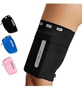 HiRui Running Armband Sleeve Universal Sports Armband Cell Phone Holder Armband for Exercise Work...