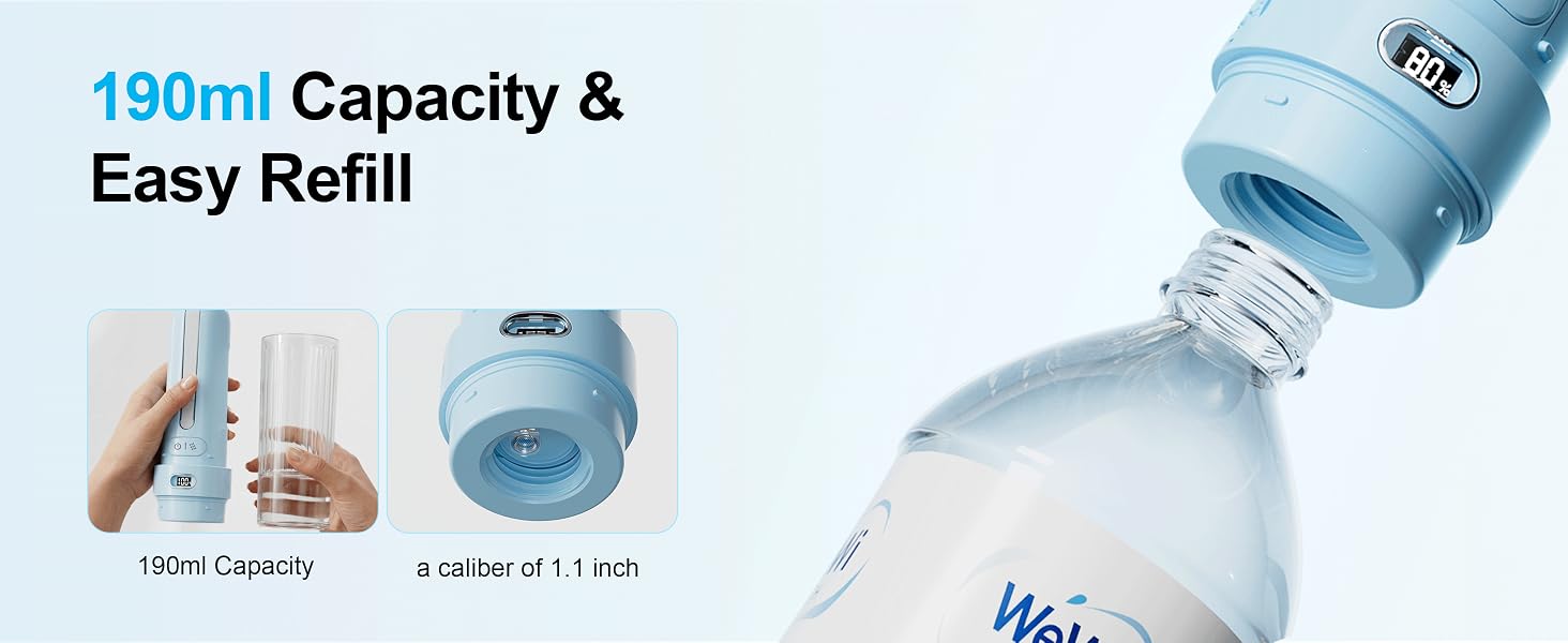Electric portable bidet for travel Universal Compatibility