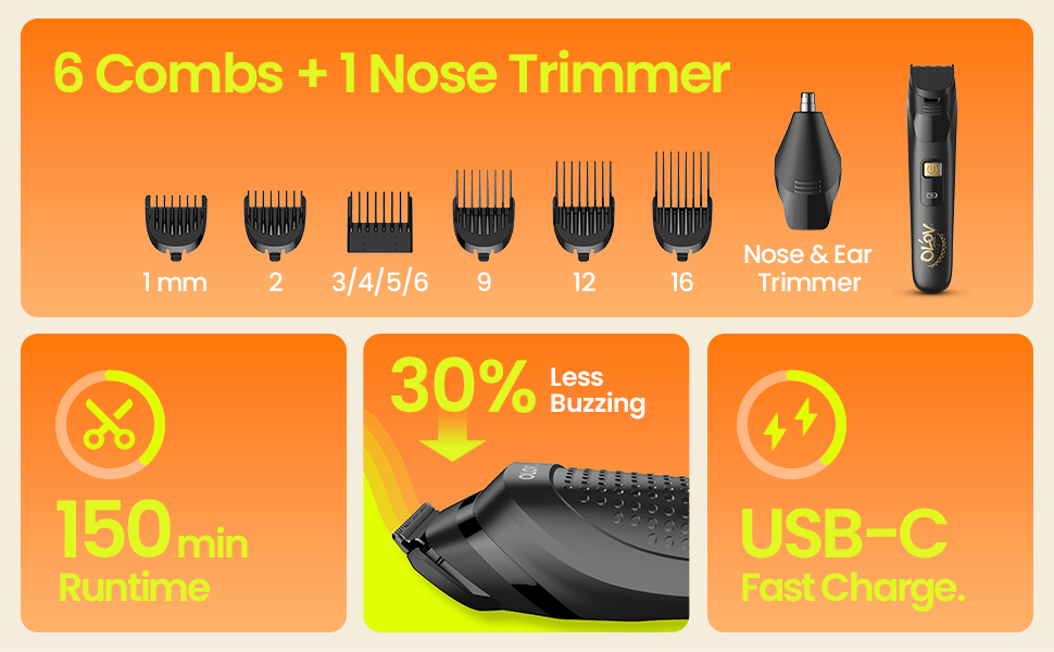 7 in 1 grooming kit