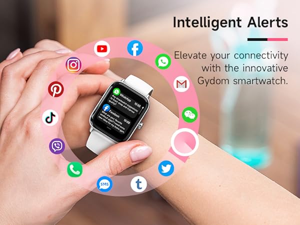 Smart Watch for Women Android &amp;amp; iPhone, Alexa Built-in, IP68 Waterproof Activity Fitness Tracker