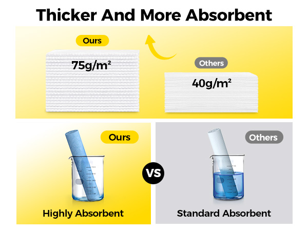 Thicker And More Absorbent