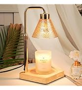 Funistree Candle Warmer Lamp with Timer Dimmable, Adjustable Height, Anniversary Women Gifts for ...