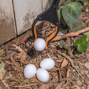 Pick an egg safely with EZPIK precise reacher grabber pickup tool