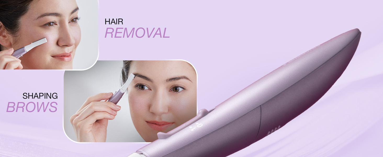Hair removal and shaping brows