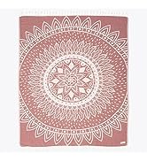 FESHKA Sand Free Turkish Beach Blanket (55 x 67) Quick Dry Bath Towel, Oversized Beach Towel, Lig...