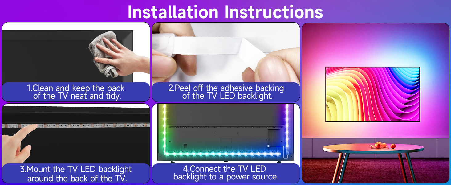 led lights for tv