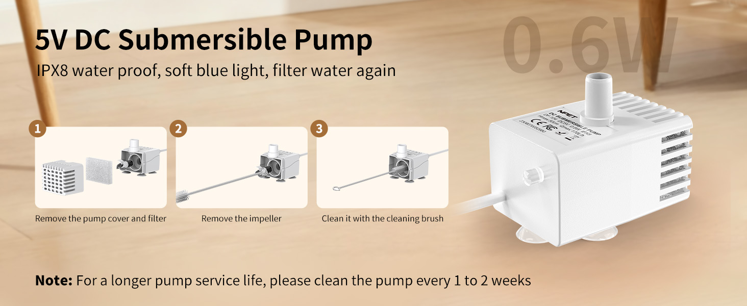 5V dc submersible pump