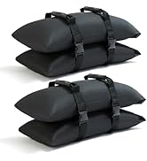 Malomke Sand Bags for Weight, 4-Pack 50LBS Heavy-Duty Fillable Sandbags for Weight to Hold Down U...