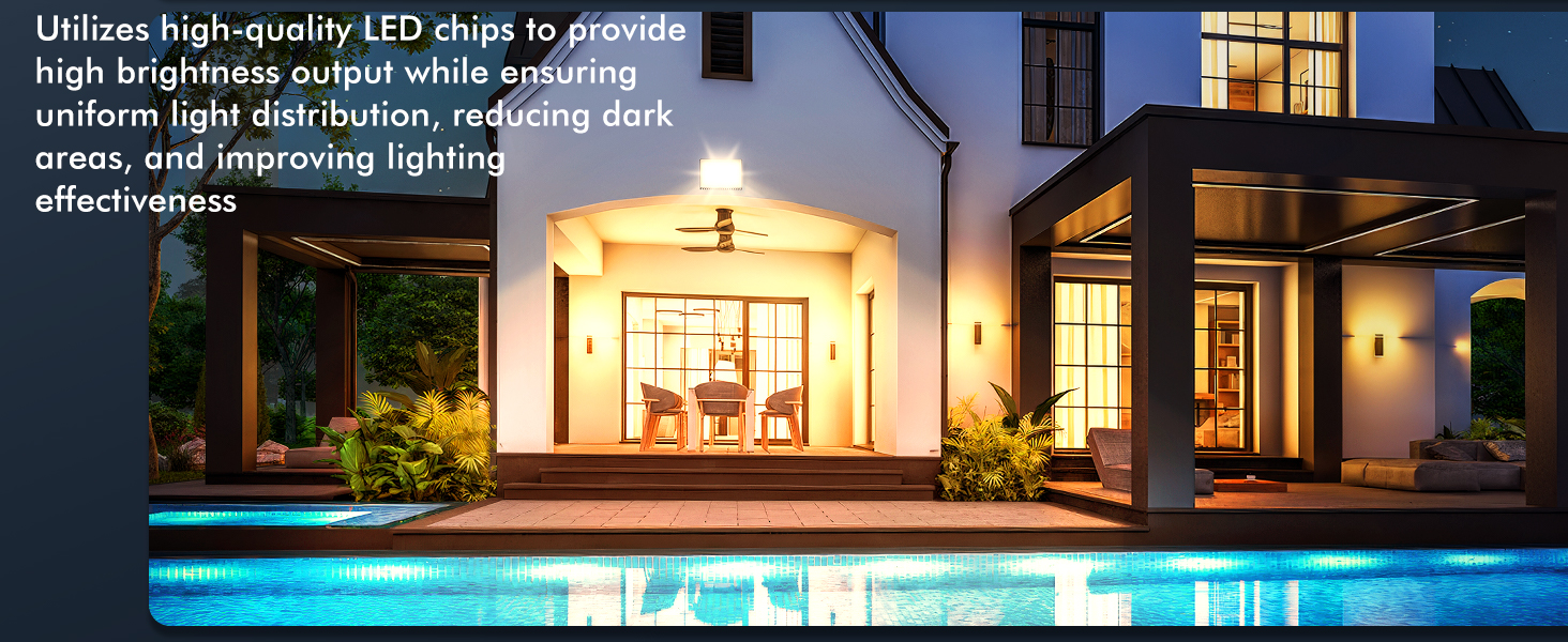 backyard flood lights outdoor