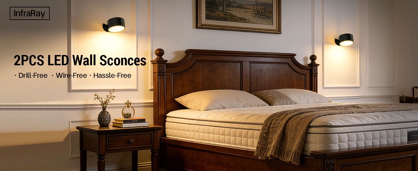 battery operated wall sconce