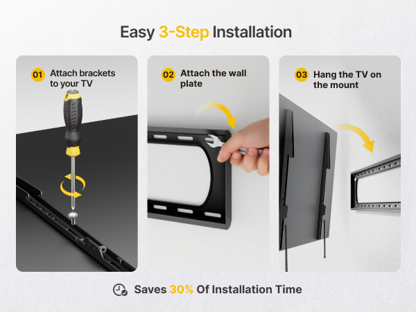 tv mount low profile