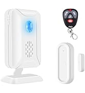 Cruxer Door Chime, Wireless Door Open Contact Sensor Alarm for Business/Store/Home/Office When En...