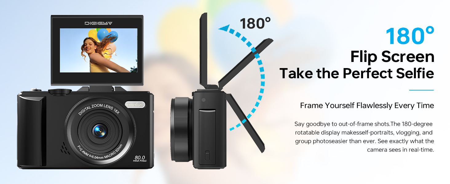 W100-Digital Camera-Black-V1