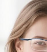 LUFF 4Pcs Anti-Blue-ray Reading Glasses Portable Ultra-Light Readers(1.5X)