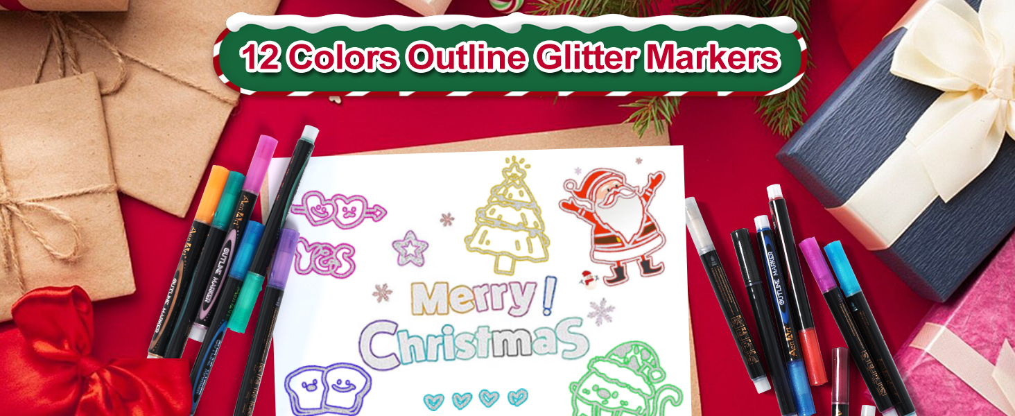 Shimmer Outline Markers