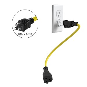 15a to 20a adapter plug 20 amp extension cord short extension cord 20 amp 20 amp plug adapter