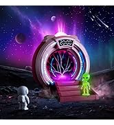 Space Portal Plasma Ball Night Light, LED Galaxy Projector Alien Lamp with White Noise, Bluetooth...