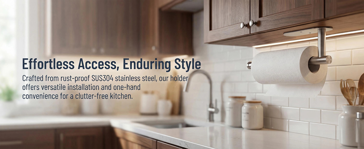 under counter paper towel holder